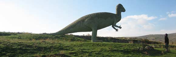 Ornitopodo en el yacimiento de Ventosa de San Pedro